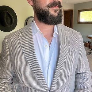 Linen suit jacket